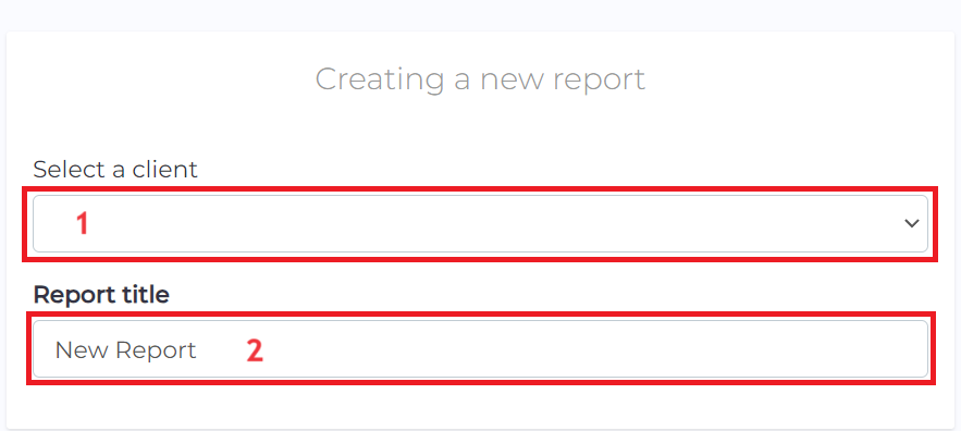 select client then report title.png