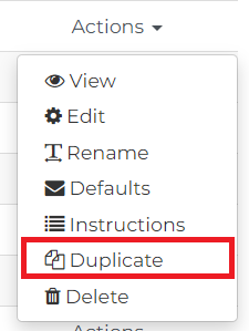 Duplicate button