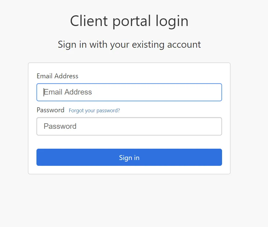 nutriadmin-client-portal-login